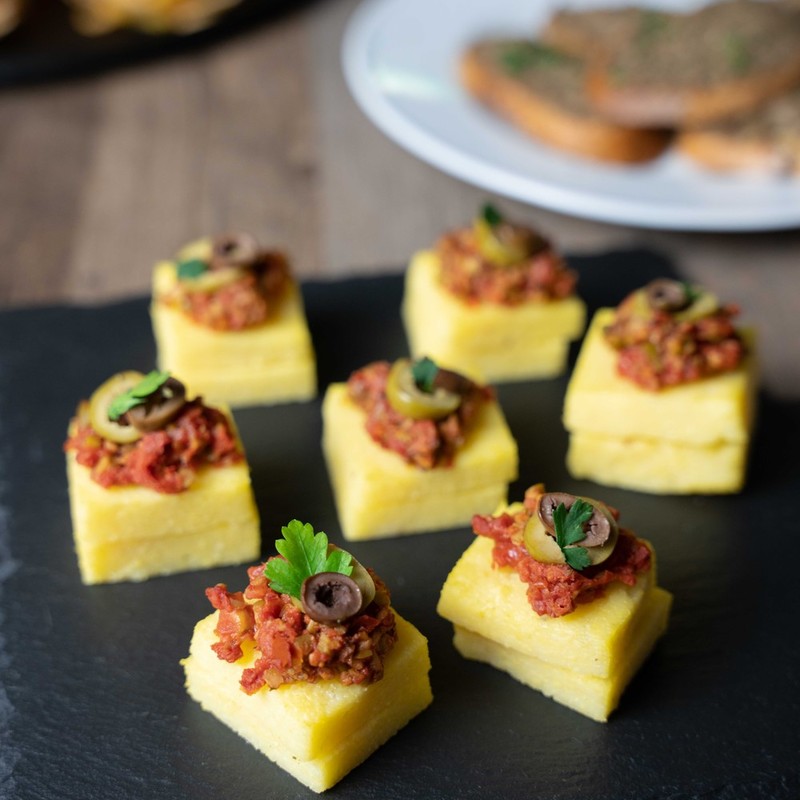 ポレンタフライのレシピ