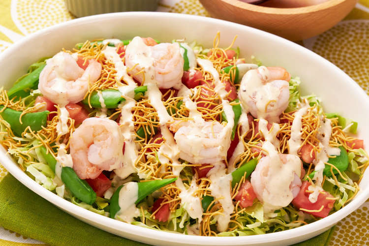 春野菜のパリパリ麺サラダ レシピ 作り方 By ちゃんとごはん クックパッド 簡単おいしいみんなのレシピが377万品