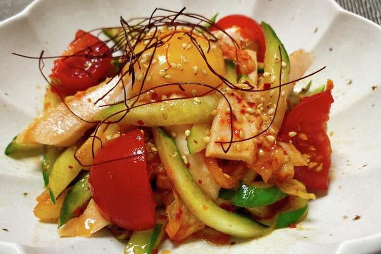 コンビニ食材で ユッケ風キムチ レシピ 作り方 By Akitchen クックパッド 簡単おいしいみんなのレシピが352万品