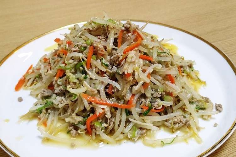 モヤシひき肉炒め レシピ 作り方 By いくおっちゃん クックパッド 簡単おいしいみんなのレシピが350万品