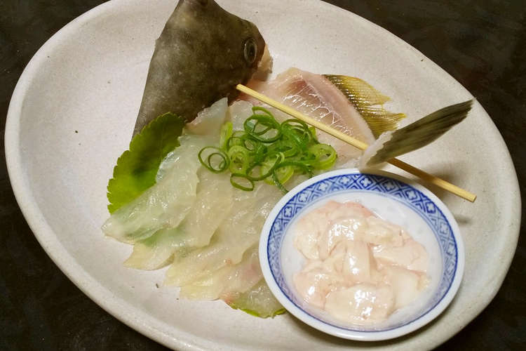 マルハゲの活造り 刺身 レシピ 作り方 By 明石浦漁業協同組合 クックパッド 簡単おいしいみんなのレシピが377万品