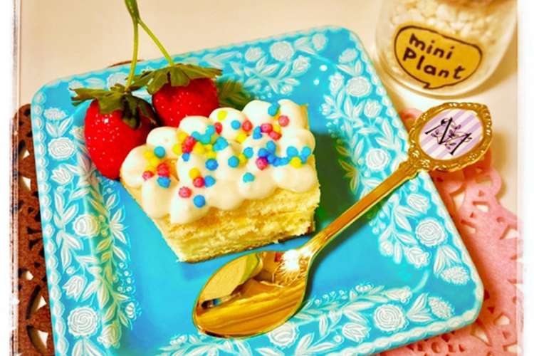 簡単 低カロリークリームのケーキ レシピ 作り方 By Shimamura クックパッド
