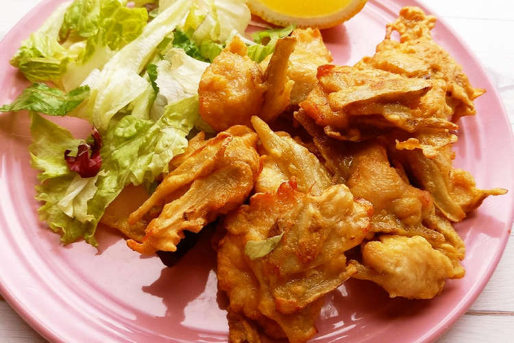 冷めても美味しい鶏むね肉とごぼうの唐揚げ レシピ 作り方 By ポテチ犬 クックパッド