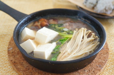 エゾシカ肉の肉豆腐おろし大根ゆず風味の写真