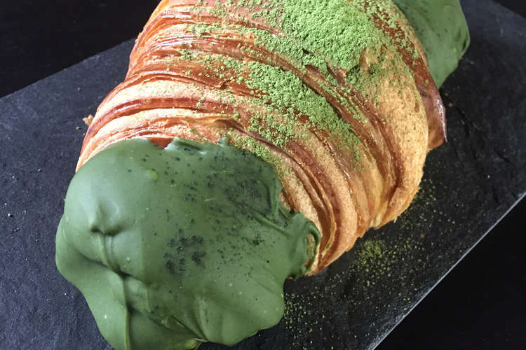 抹茶チョコがけクロワッサン レシピ 作り方 By ざ 抹茶はうす クックパッド 簡単おいしいみんなのレシピが354万品