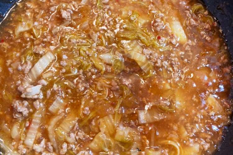 白菜麻婆 白菜大量消費 レシピ 作り方 By ゆいママ クックパッド 簡単おいしいみんなのレシピが352万品