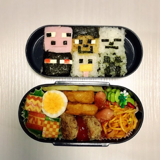 マイクラ お弁当 キャラ弁 レシピ 作り方 By Kamaco クックパッド 簡単おいしいみんなのレシピが354万品