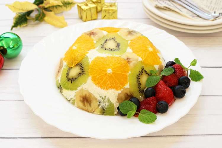 彩りフルーツのドームケーキ レシピ 作り方 By 内堀醸造 クックパッド 簡単おいしいみんなのレシピが358万品