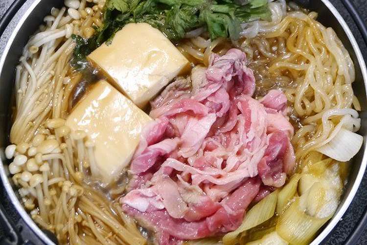 ひとり鍋 すき焼き 牛こま レシピ 作り方 By だんどり亭 クックパッド