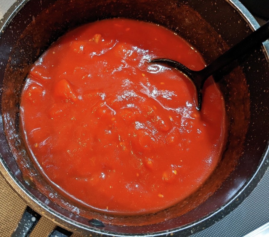 鍋つゆいらず！トマト缶で「トマトポトフ」の画像