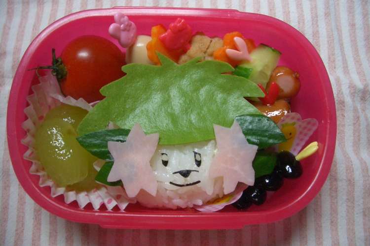 キャラ弁 ポケモン シェイミ弁当 レシピ 作り方 By お母しゃん クックパッド 簡単おいしいみんなのレシピが373万品