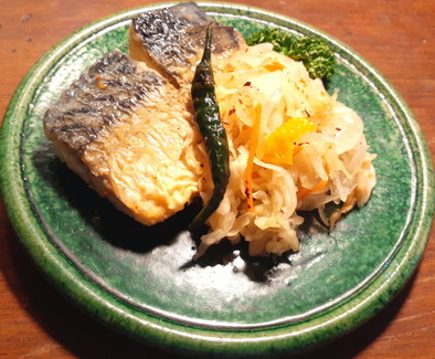 簡単　塩鯖の南蛮漬け　発酵野菜使用の写真