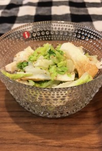 白菜とちくわのマヨぽんサラダ