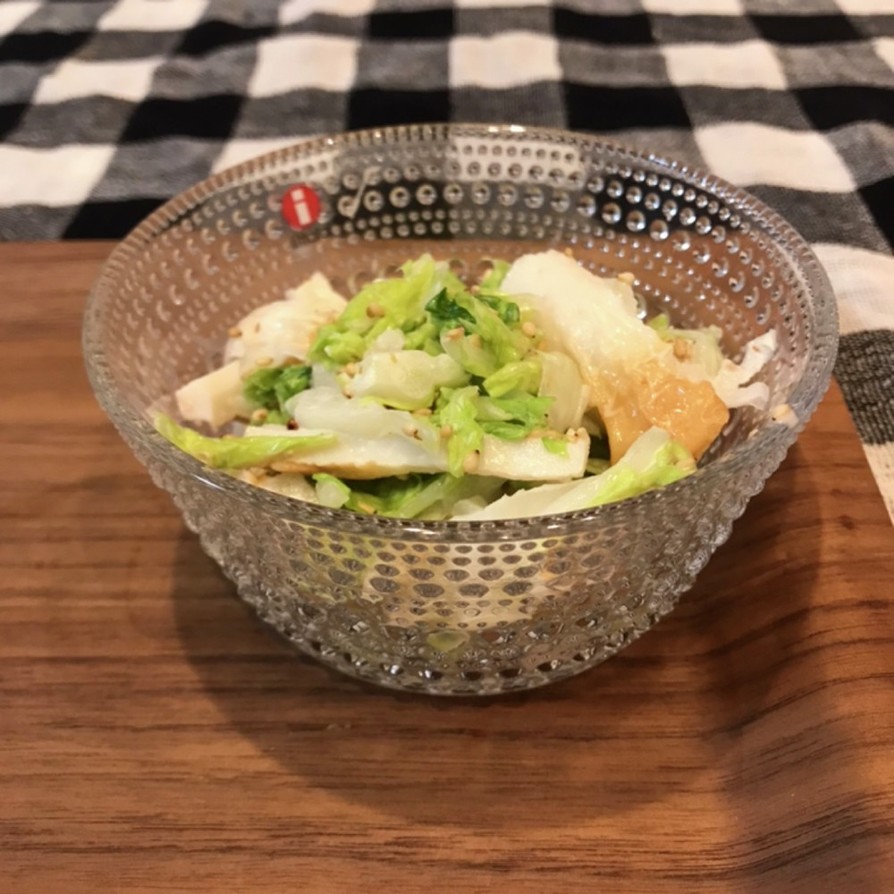 白菜とちくわのマヨぽんサラダの画像