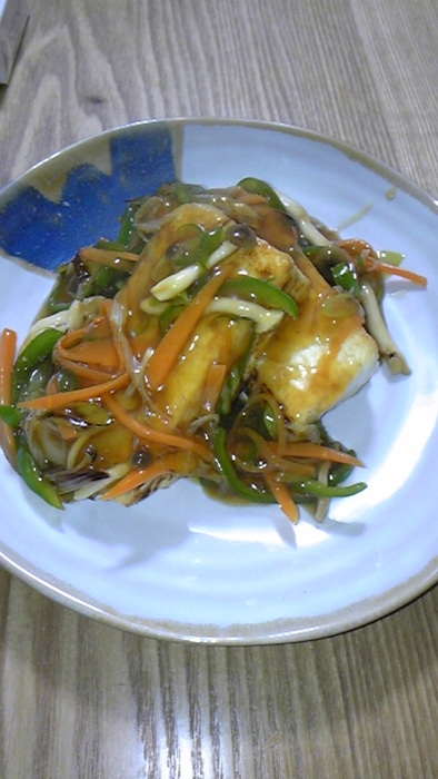 ダイエット中(T_T)豆腐の野菜あんかけの写真