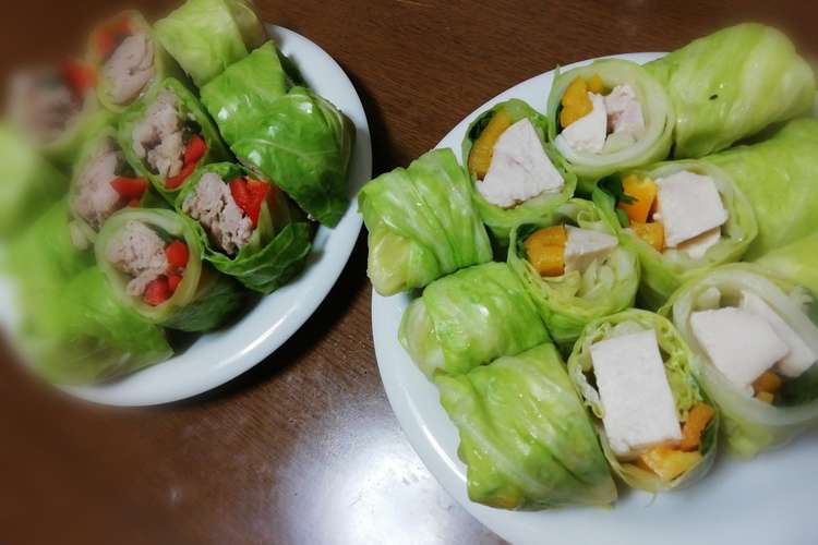 キャベツの生春巻き風 レシピ 作り方 By あ ちゃん家の食卓 クックパッド 簡単おいしいみんなのレシピが356万品