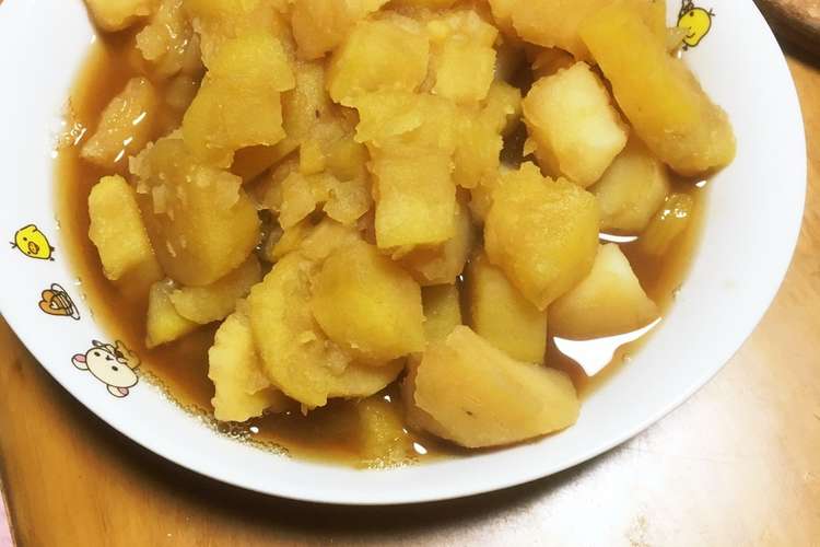 さつまいもとじゃがいもの煮物 レシピ 作り方 By まーたん1114 クックパッド