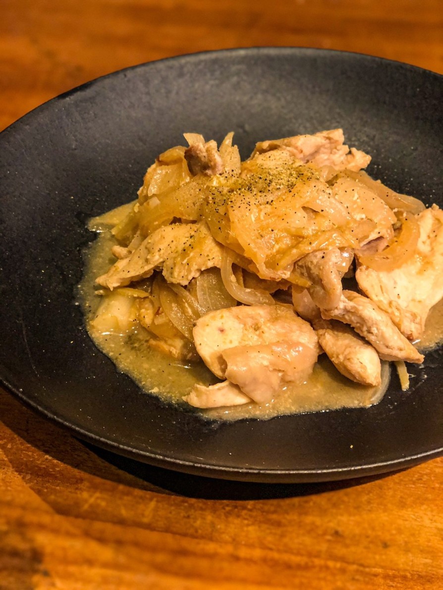 【簡単】鶏むね肉の味噌生姜焼きの画像