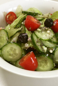 塩麴の簡単野菜サラダ