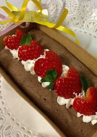 バレンタイン☆ココアパウンドケーキ