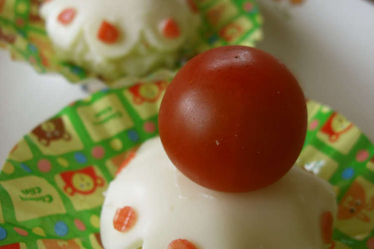 キャラ弁 ポテトサラダのカップケーキ レシピ 作り方 By れのっち クックパッド