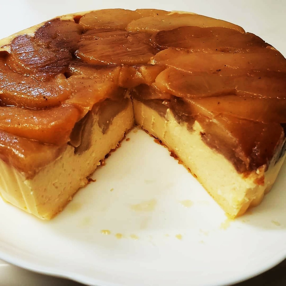 簡単 タルトタタン風スライスチーズケーキ レシピ 作り方 By れいちゃん0409 クックパッド 簡単おいしいみんなのレシピが350万品