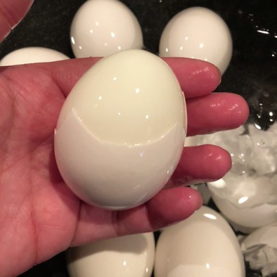 99％ゆで卵失敗しないﾂﾙﾂﾙになる方法の写真