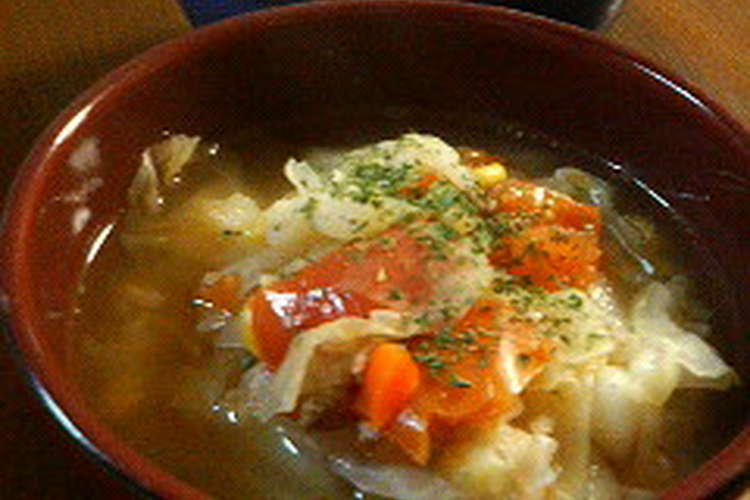 キャベツの胃にやさしいホッとスープ レシピ 作り方 By Tiannai00 クックパッド 簡単おいしいみんなのレシピが360万品