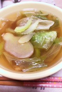 レタスとセロリのスープ(塩分0.7g杯)