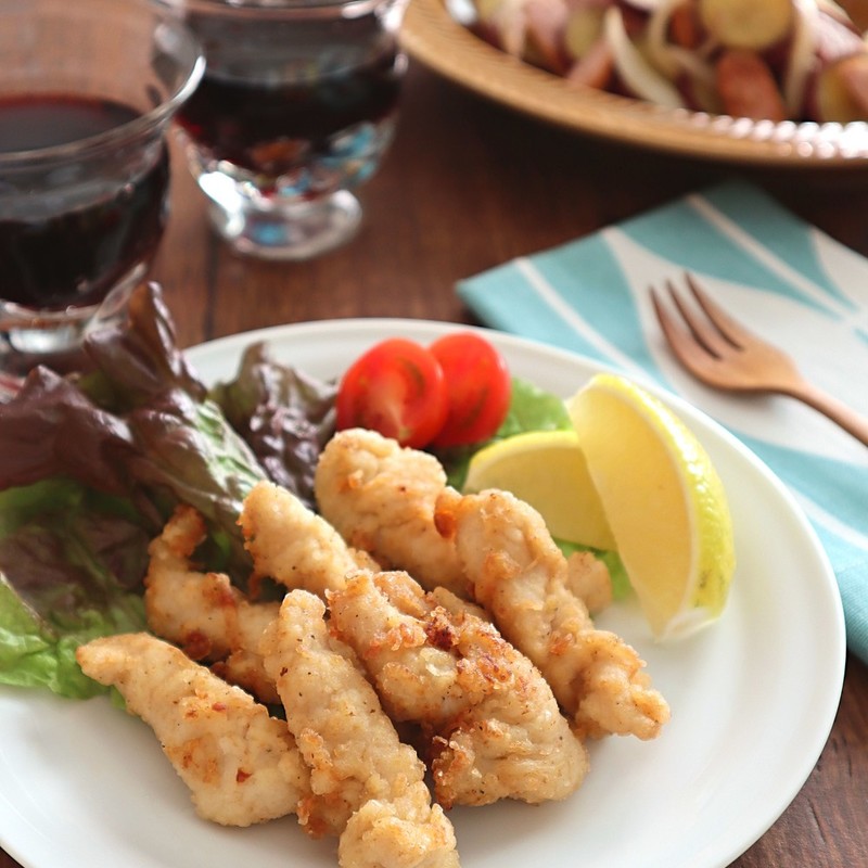 亜麻仁の鶏ささみのレシピ