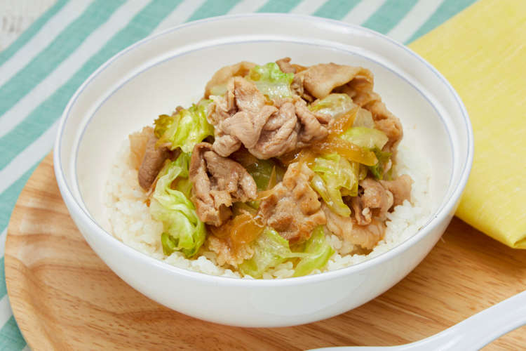 レタス豚丼 レシピ 作り方 By クックパッド料理動画 クックパッド 簡単おいしいみんなのレシピが377万品