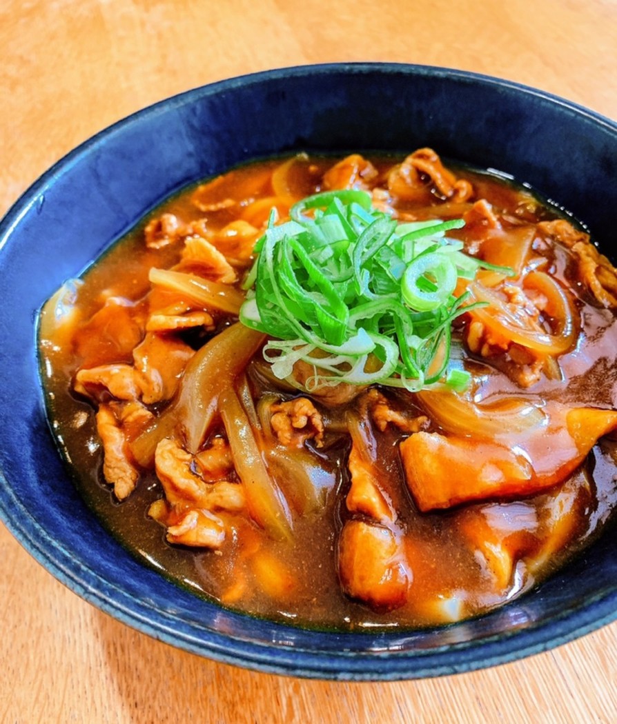 麺つゆdeお蕎麦屋さん風☆カレーうどんの画像