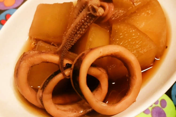 大根1 2消費ほったらかし煮物 イカ大根 レシピ 作り方 By 猫の手は借りない クックパッド 簡単おいしいみんなのレシピが374万品