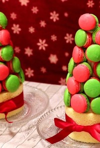クリスマスに☆ミニマカロンタワーケーキ