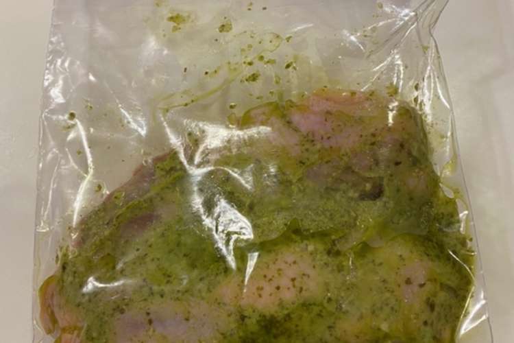 ヘルシオ まかせて網焼き 冷凍ジェノバ鶏 レシピ 作り方 By ハッピー手抜き母 クックパッド