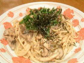 いわしの缶詰簡単パスタ