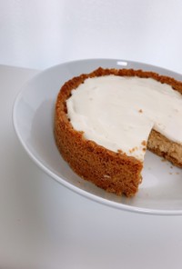 簡単二層のチーズケーキ