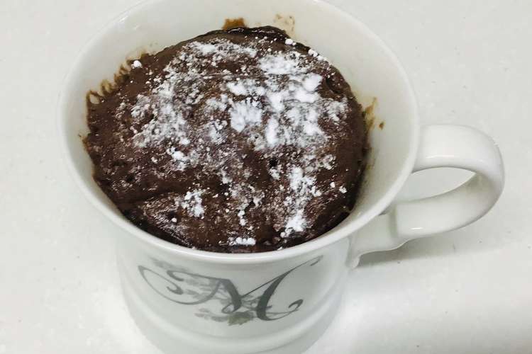 レンジで簡単 マグカップチョコケーキ レシピ 作り方 By しゅがしゅがー クックパッド 簡単おいしいみんなのレシピが375万品