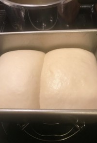 冬の寒い日の食パン生地2次発酵方法