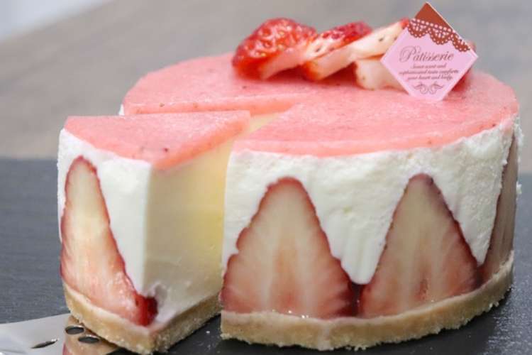 いちごのチーズケーキ 簡単レシピ レシピ 作り方 By たけ民キッチン クックパッド 簡単おいしいみんなのレシピが352万品