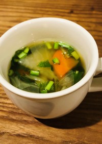 【学校給食】七草スープ