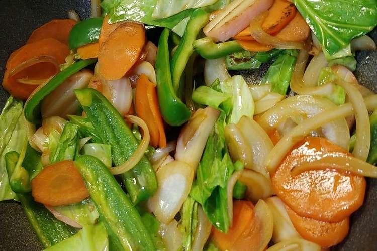 簡単 時短 ヘルシー野菜炒め レシピ 作り方 By ぽてまき クックパッド