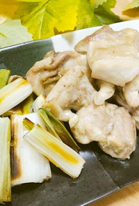 キッチンバサミで簡単☆鶏肉とネギのグリル