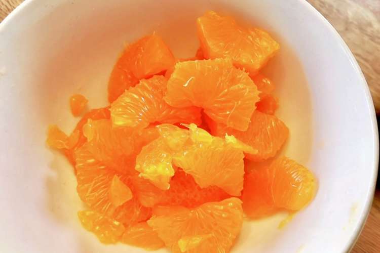 離乳食に みかんの薄皮の剥き方 レシピ 作り方 By ごまたろぉ クックパッド 簡単おいしいみんなのレシピが354万品