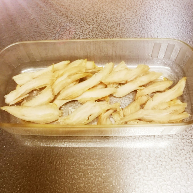 鶏ササミジャーキー 犬猫もok レシピ 作り方 By ベイクobaban クックパッド 簡単おいしいみんなのレシピが350万品