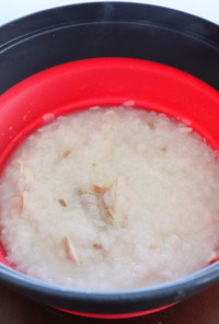 レンジでお米から作る！鯛粥