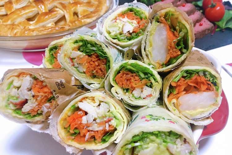 簡単ラップサンド レシピ 作り方 By Vin72 クックパッド 簡単おいしいみんなのレシピが376万品