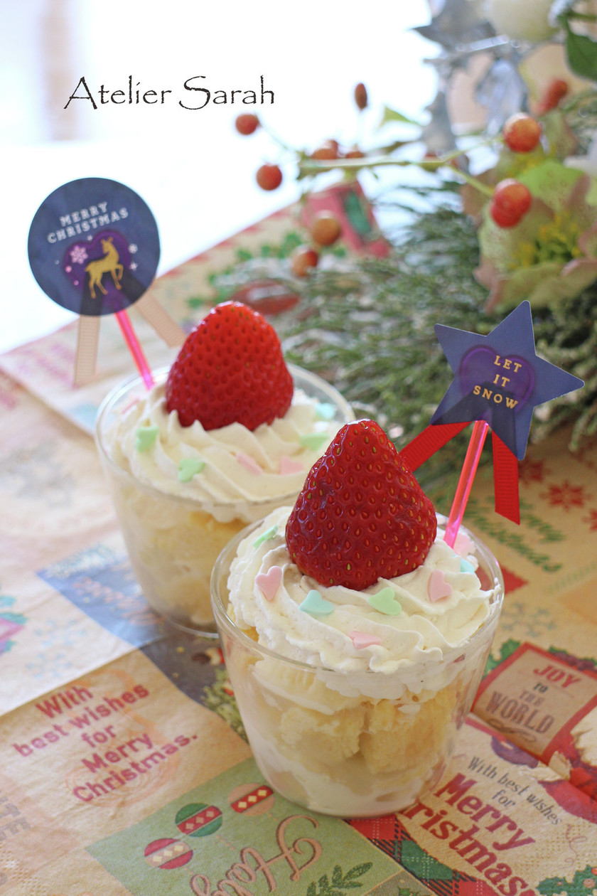 子供と一緒に作る♪クリスマスカップケーキ by ｱﾄﾘｴ沙羅 【クックパッド】 簡単おいしいみんなのレシピが357万品