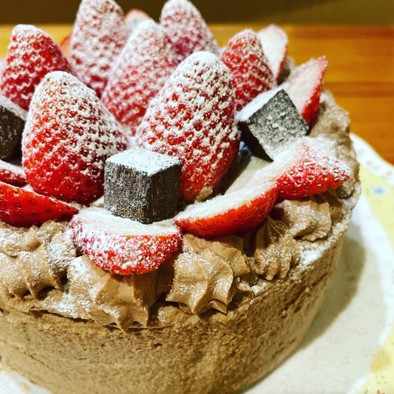 【モントン】でチョコクリームケーキの写真