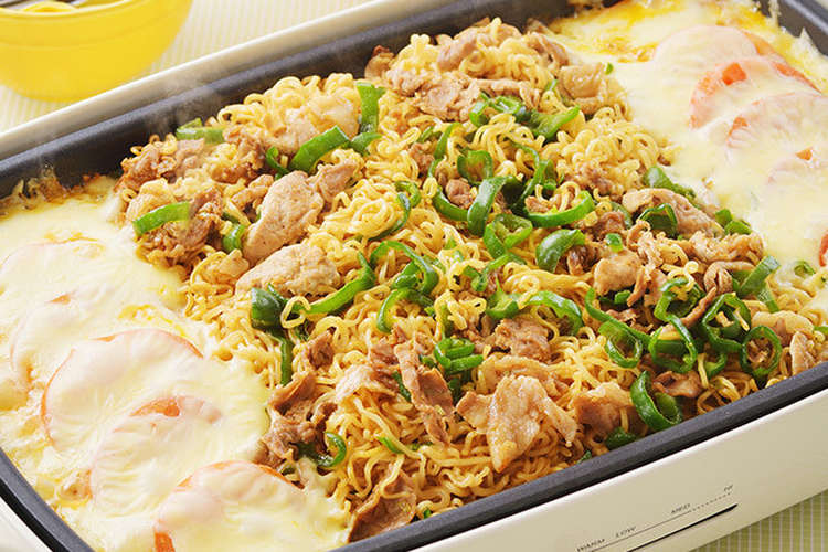 サッポロ一番 トマトチーズ鉄板めん レシピ 作り方 By サッポロ一番 クックパッド 簡単おいしいみんなのレシピが359万品